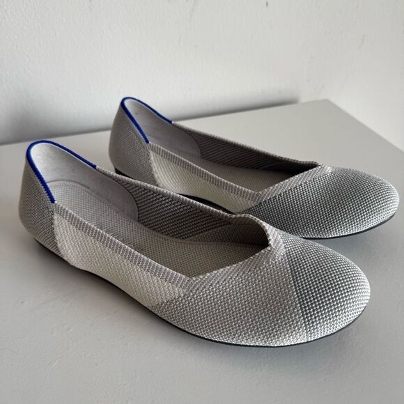 Rothy’s Round Toe Gray White Size - Picture 3 of 10